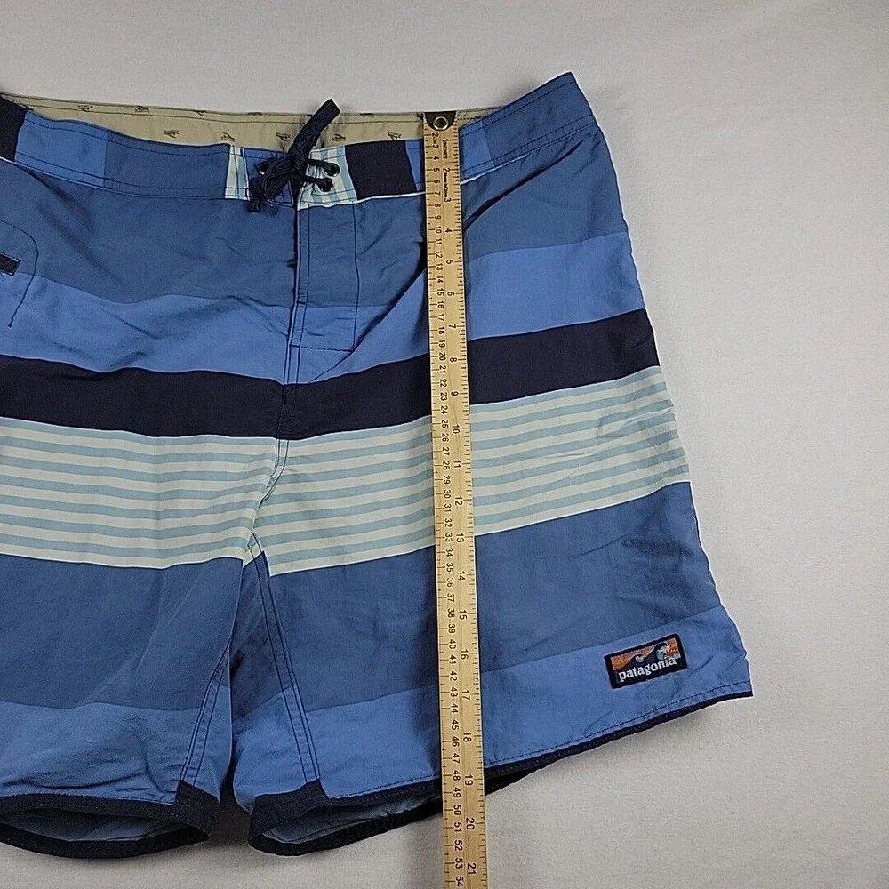Patagonia Mens Wavefarer Board Shorts Sz‎ 40 Blue Unlined